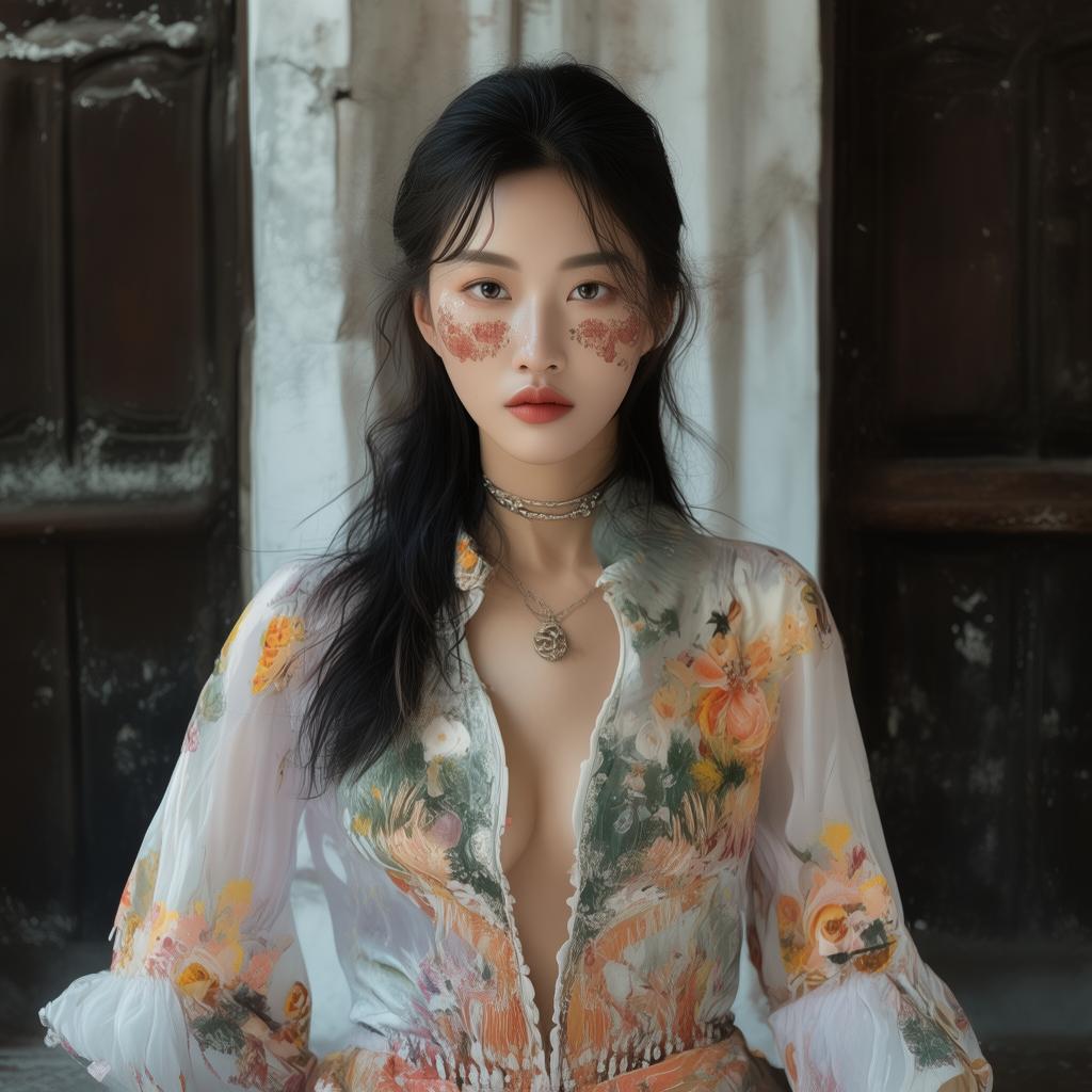 模特果儿最新写真图集：展现女性魅力与时尚风采