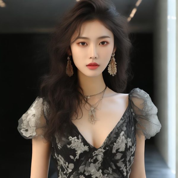 模特心妍小公主最新图片：时尚背后的优雅与魅力