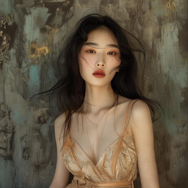 模特陆萱萱最新作品展示：优雅与时尚的完美结合