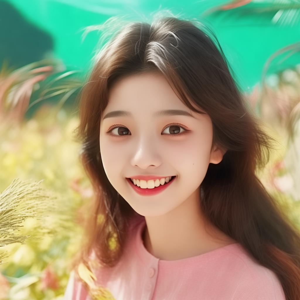 徐莉芝高清图片壁纸：可爱卡通风完美搭配