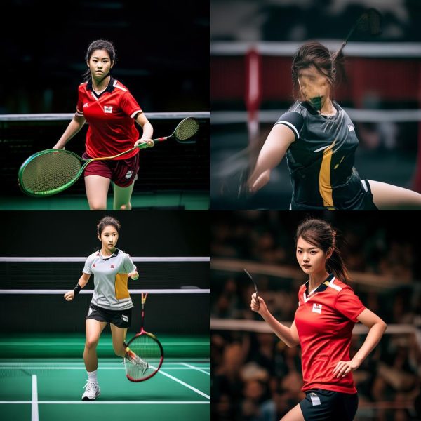 杨晨晨图片合集：羽毛球女神的美丽瞬间