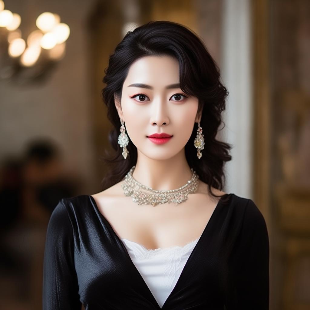 唐安琪图片近照大全：她的美丽与才华