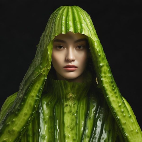 模特拍黄瓜girl图集：视觉艺术与美的结合
