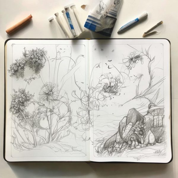 绘心画灵安然：图片线稿创作指南