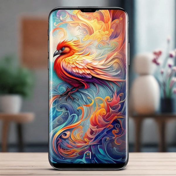 火凤凰安然图片高清壁纸