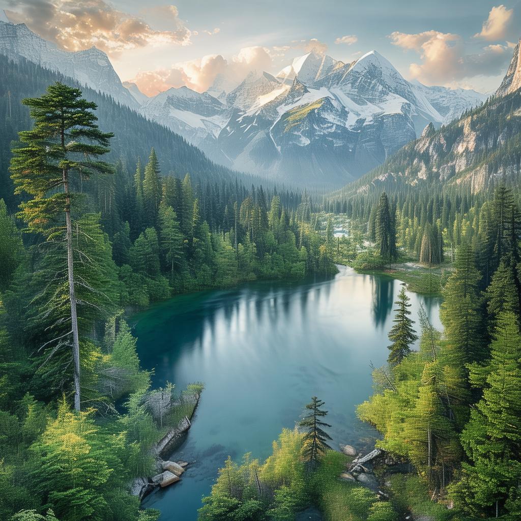 绘心画灵安然：高清图片大全助你感受艺术与自然的完美融合