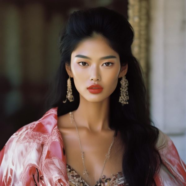 模特安然：时尚与美学的完美结合
