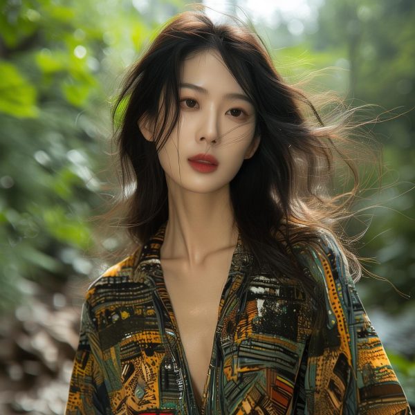 秀人模特王伊纯最新写真图集：自然与时尚的完美融合